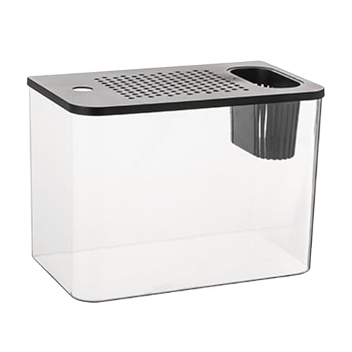 TINGLEY TROPICALS Aquarium, Beta Aquarium Tabletop Aquarium Beta Aquarium Tabletop Aquarium, Transparent Turtle Aquarium Bowl - Small Aquarium, Tabletop Aquarium Beta Aquarium Turtle Rearin