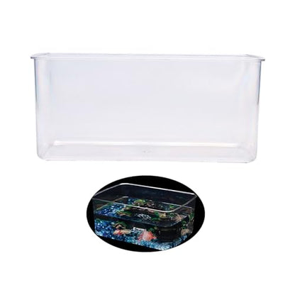 TINGLEY TROPICALS Clear Fish Tanks Axolotls Bowl For Desktops Clear Display Versatile Acrylic Tanks For Axolotls Newts