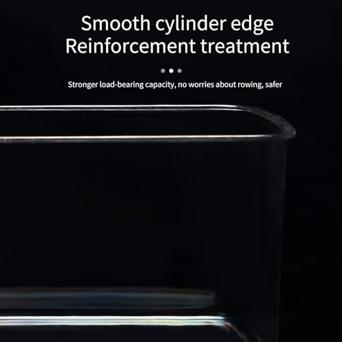 TINGLEY TROPICALS Clear Fish Tanks Axolotls Bowl For Desktops Clear Display Versatile Acrylic Tanks For Axolotls Newts