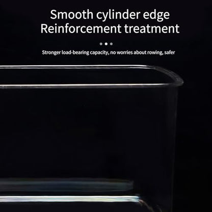 TINGLEY TROPICALS Clear Fish Tanks Axolotls Bowl For Desktops Clear Display Versatile Acrylic Tanks For Axolotls Newts