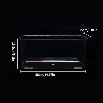 TINGLEY TROPICALS Clear Fish Tanks Axolotls Bowl For Desktops Clear Display Versatile Acrylic Tanks For Axolotls Newts