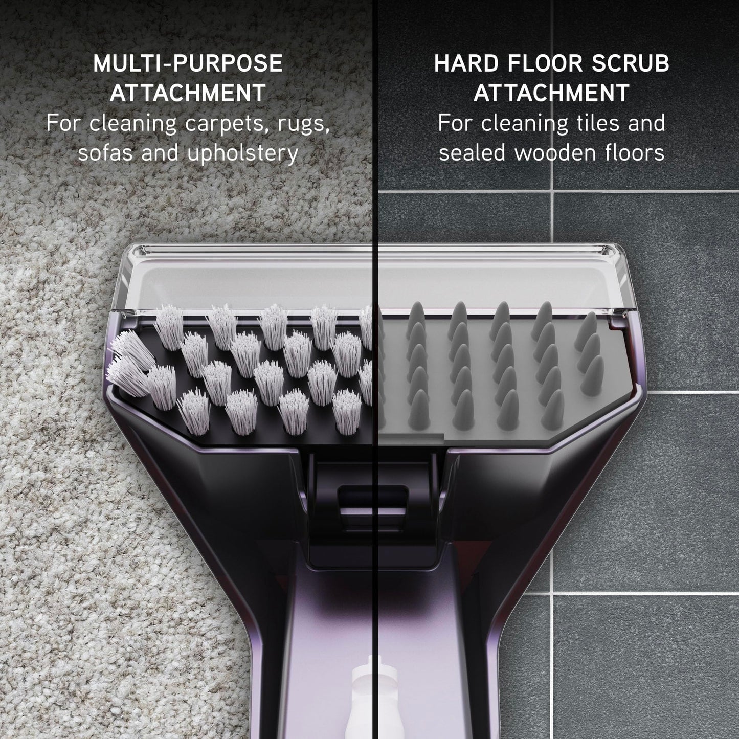 Vax CDCW-CSXA SpotWash Duo Spot Cleaner, Car, Upholstery, Sofa Carpet Cleaning Machine, Included Pet Tool & Solution Removes Spills & Stains, Portable and Compact Design, 1 Liter, Grey/Blue